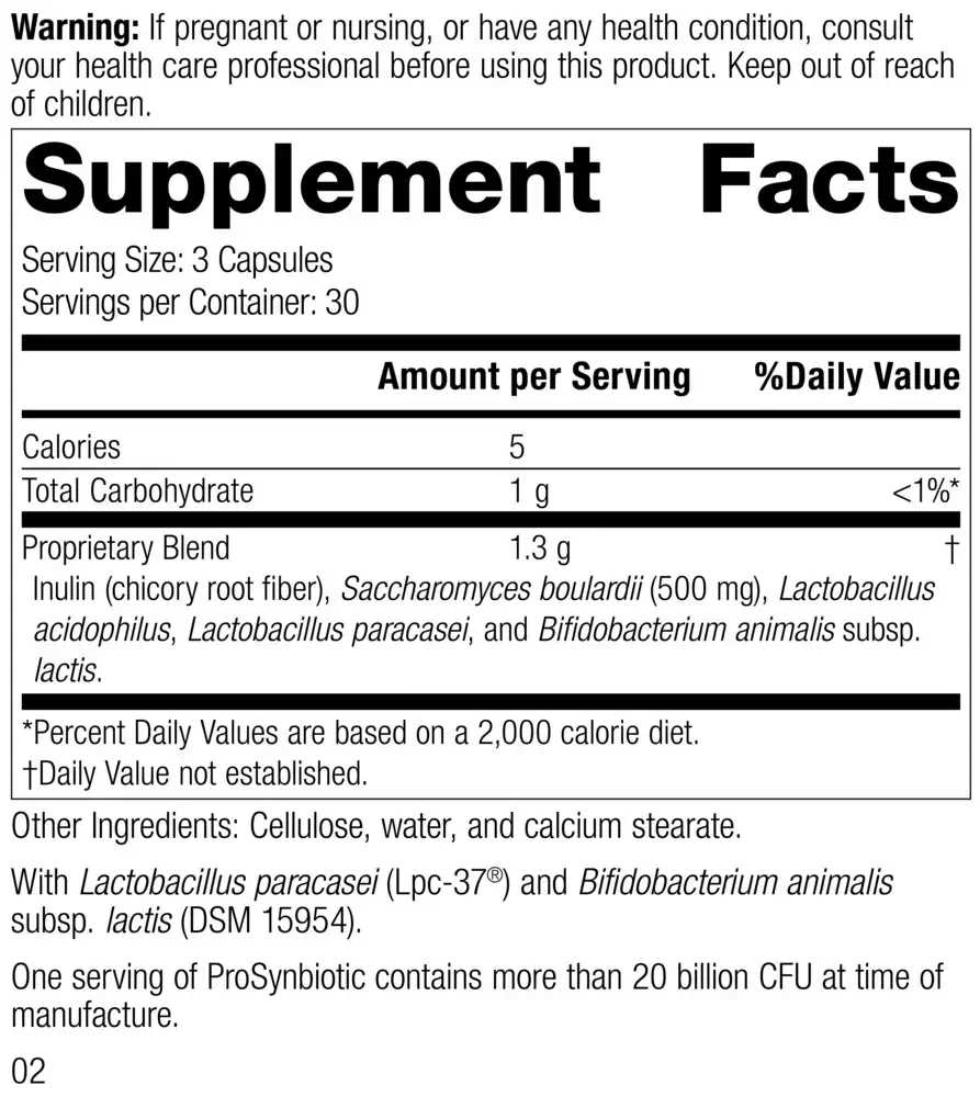 Product image for ProSynbiotic.