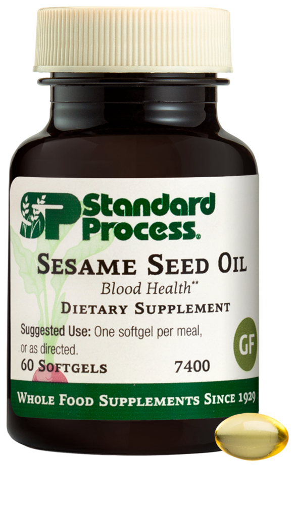 Sesame Seed Oil supplement bottle