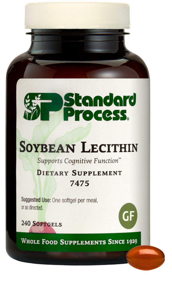 Soybean Lecithin supplement bottle