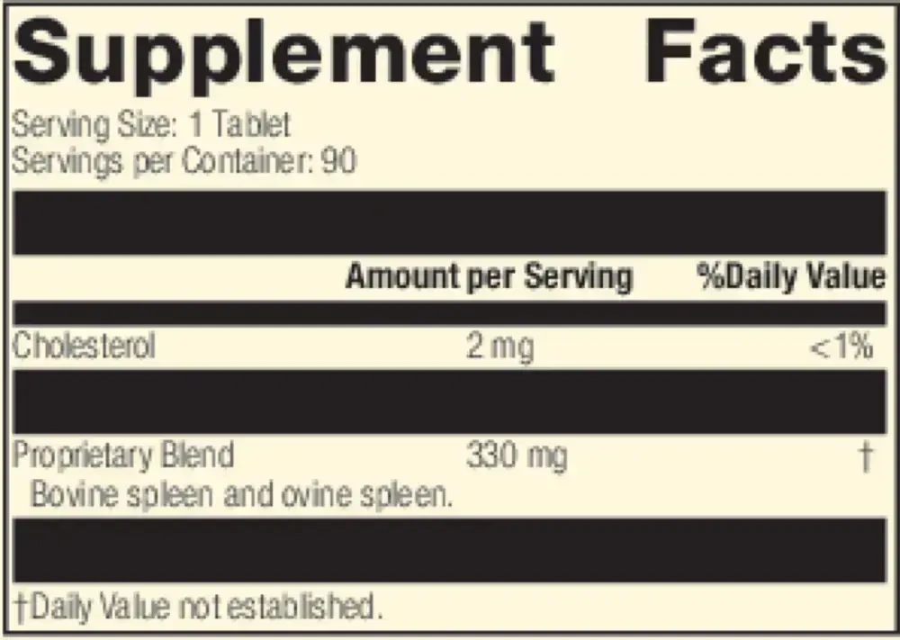 Product image for Spleen Desiccated.