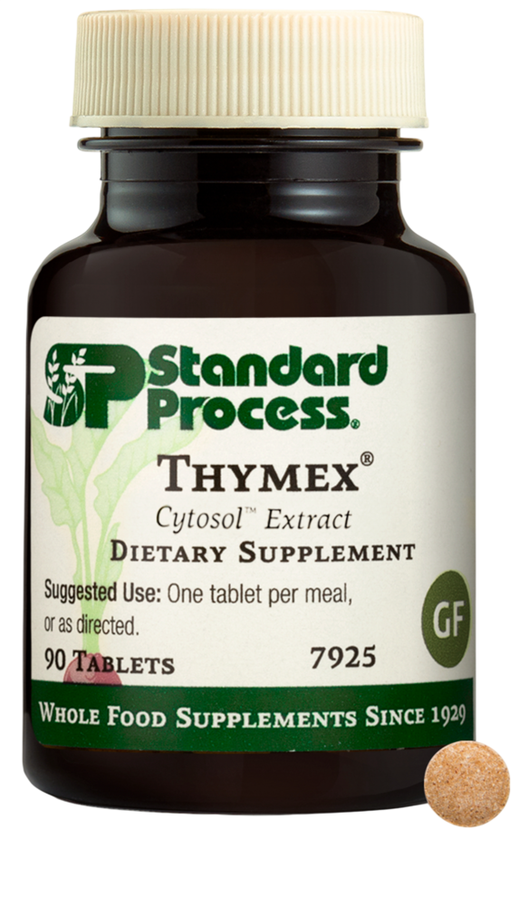Thymex supplement bottle