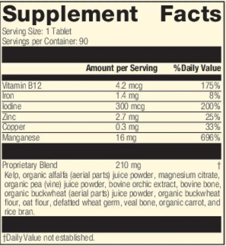 Product image for Trace Minerals-B12™.