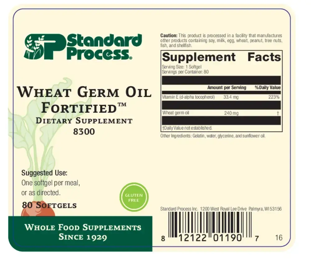 Product image for Wheat Germ Oil Fortified™.
