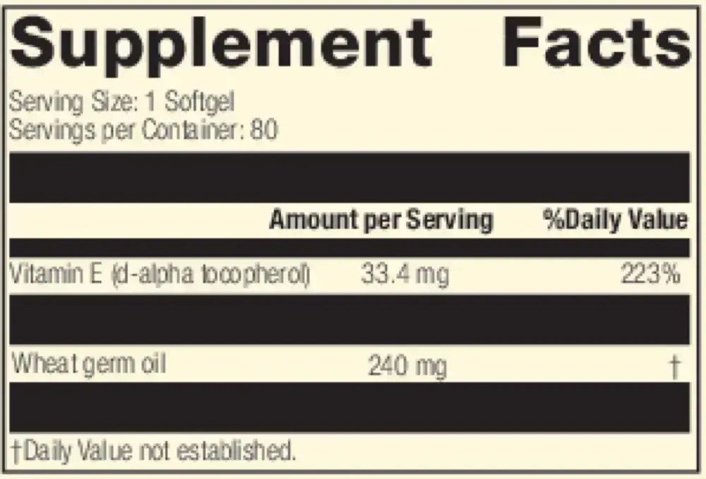 Product image for Wheat Germ Oil Fortified™.