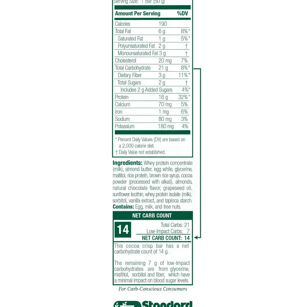 Product image for StandardBar®-Cocoa Crisp.