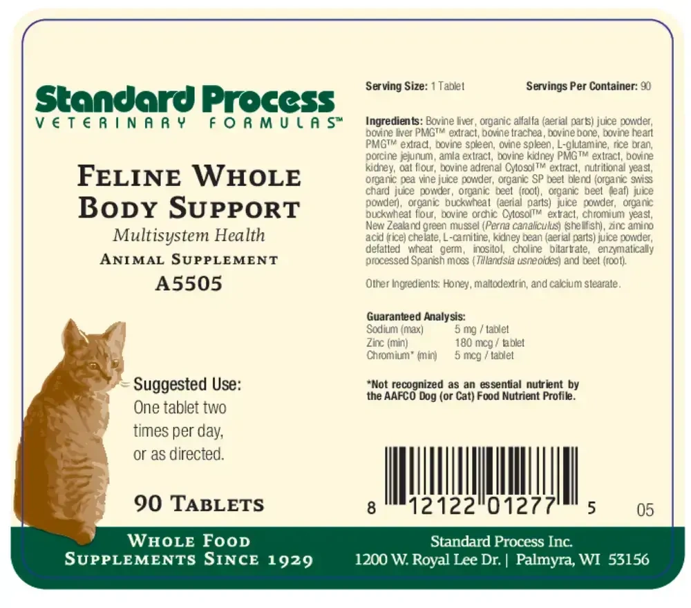 Product image for Feline Whole Body Support.