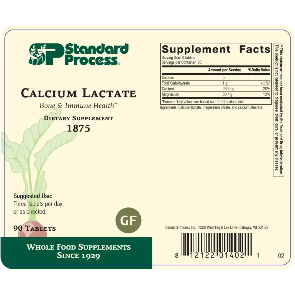 Product image for Calcium Lactate.