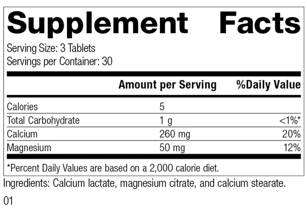 Product image for Calcium Lactate.