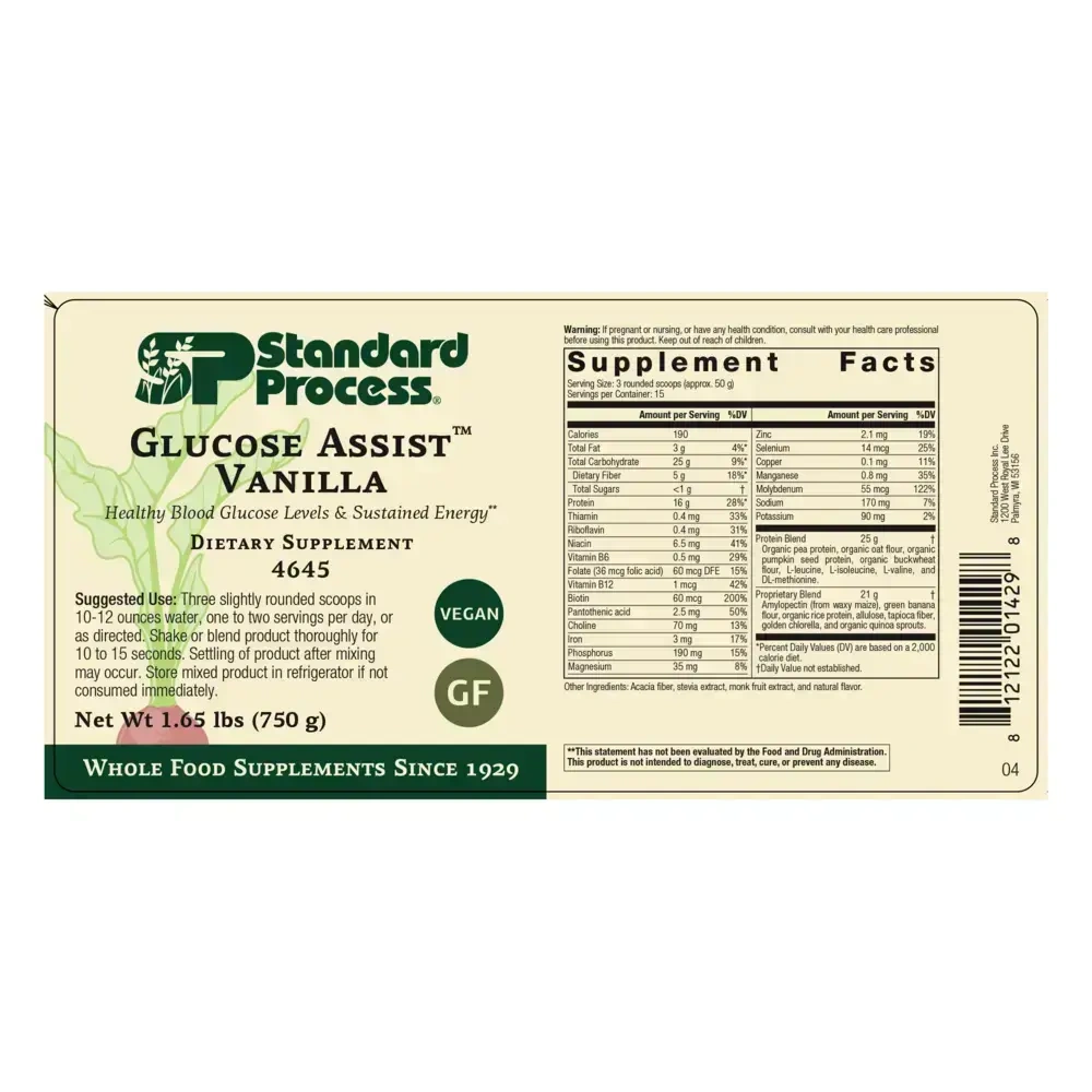 Product image for Glucose Assist™ Vanilla.