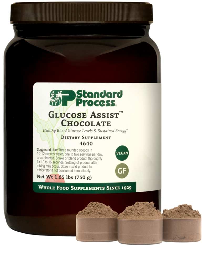 Glucose Assist™ Chocolate supplement bottle
