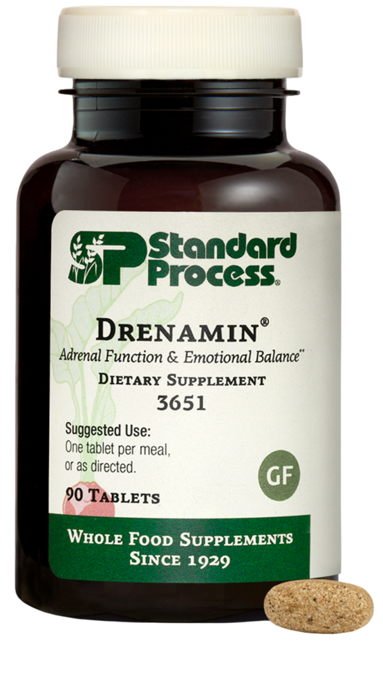 Drenamin supplement bottle