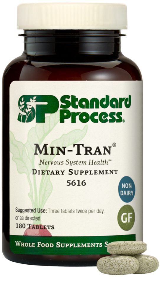 Min-Tran supplement bottle