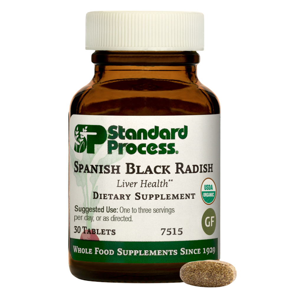 Spanish Black Radish supplement bottle