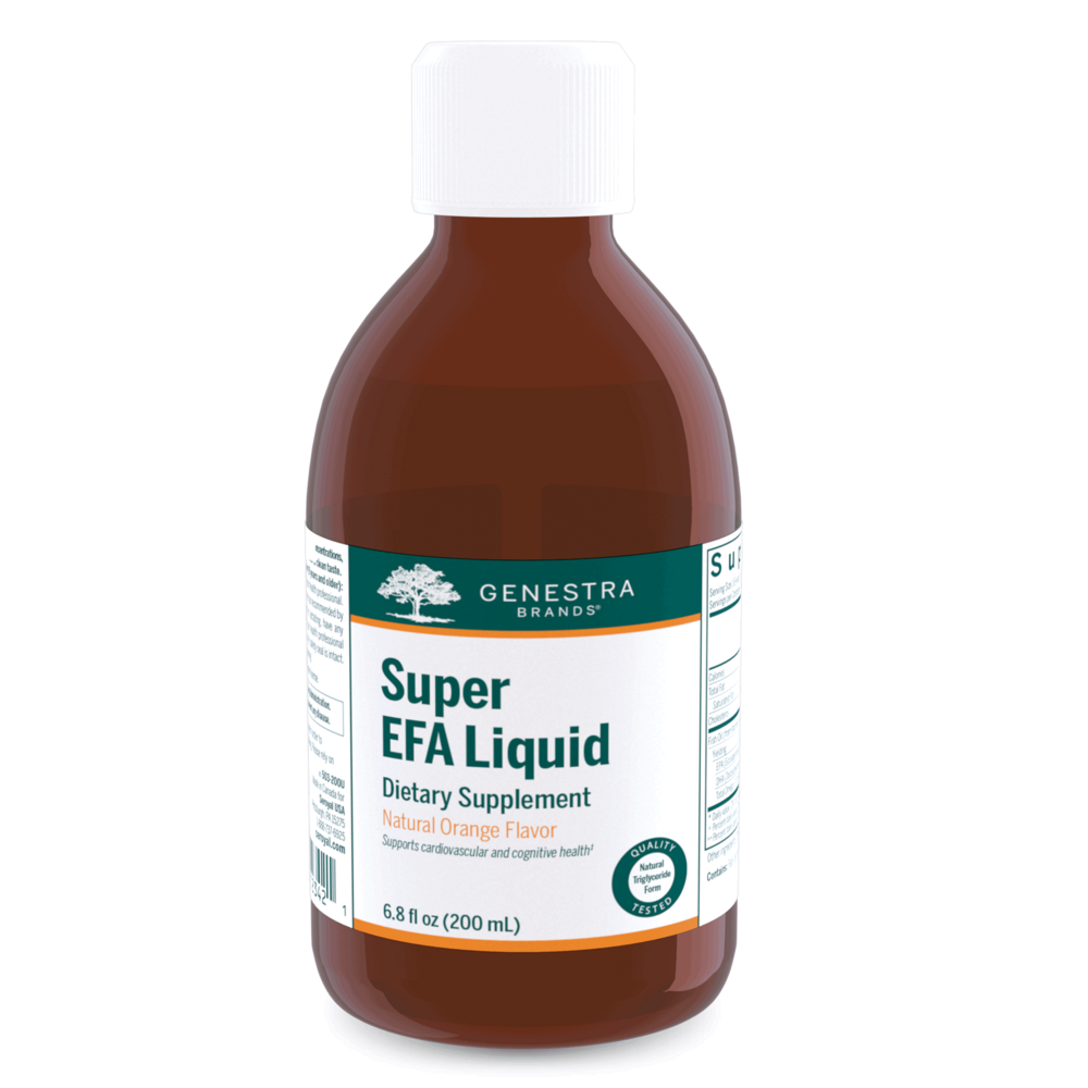 Product image for Super EFA Liquid, Natural Orange Flavor.