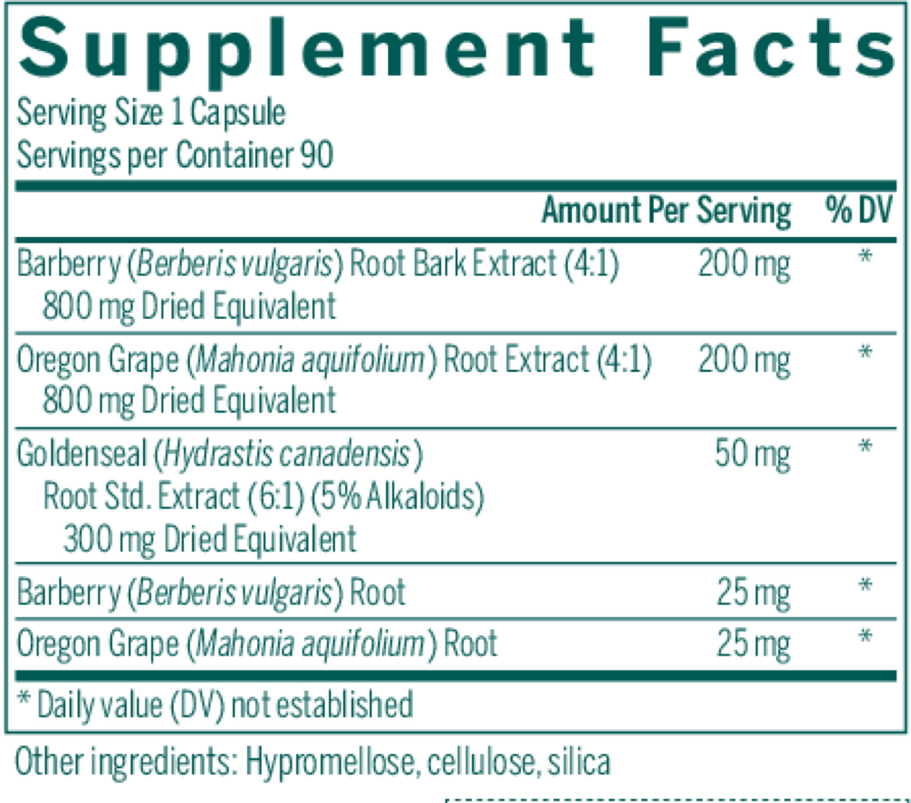 Product image for Berberis Formula.