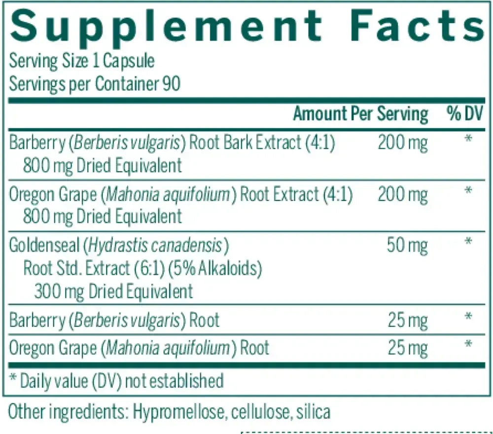 Product image for Berberis Formula.