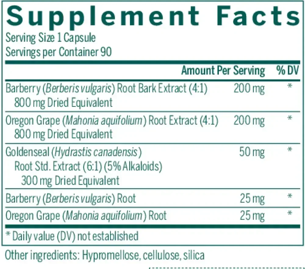 Product image for Berberis Formula.
