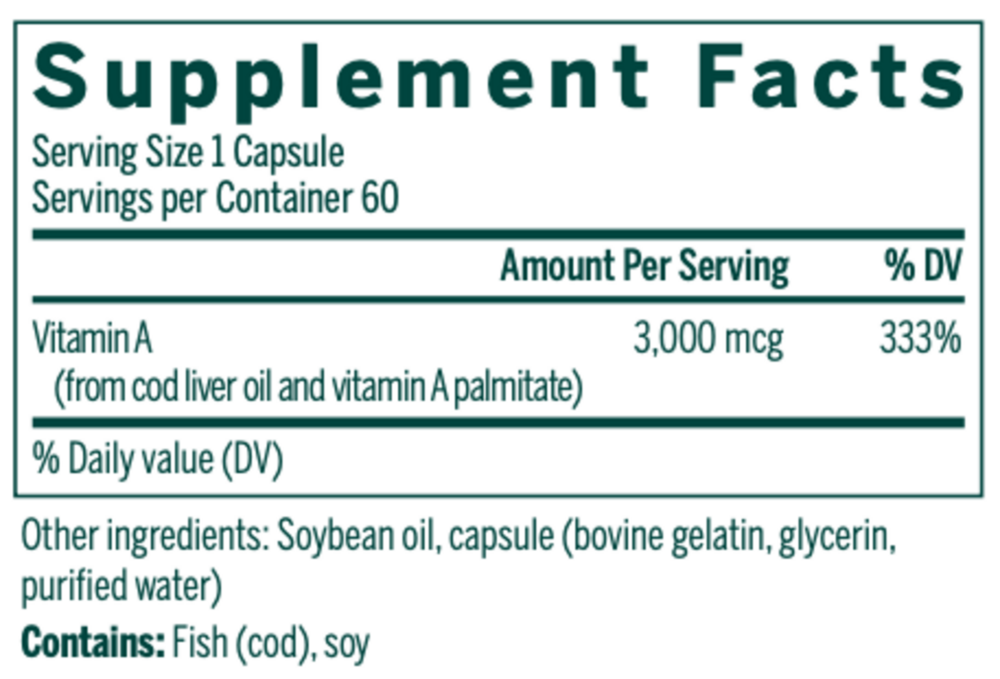 Product image for Vitamin A.