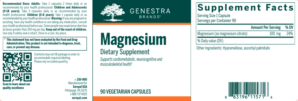 Product image for Magnesium.