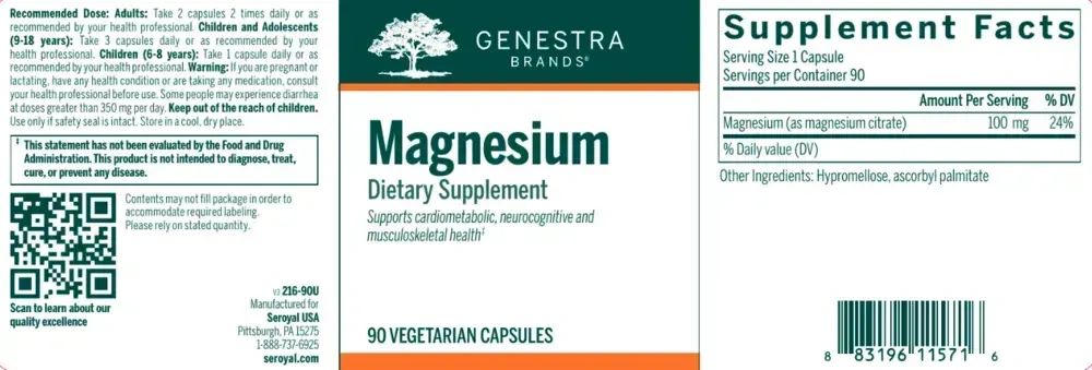 Product image for Magnesium.