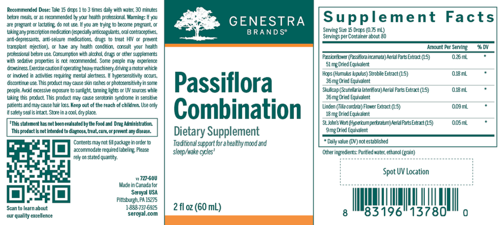 Product image for Passiflora Combination.