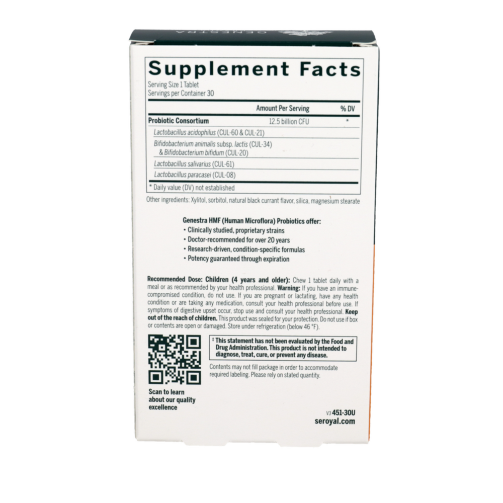 Product image for HMF Child Chewable.