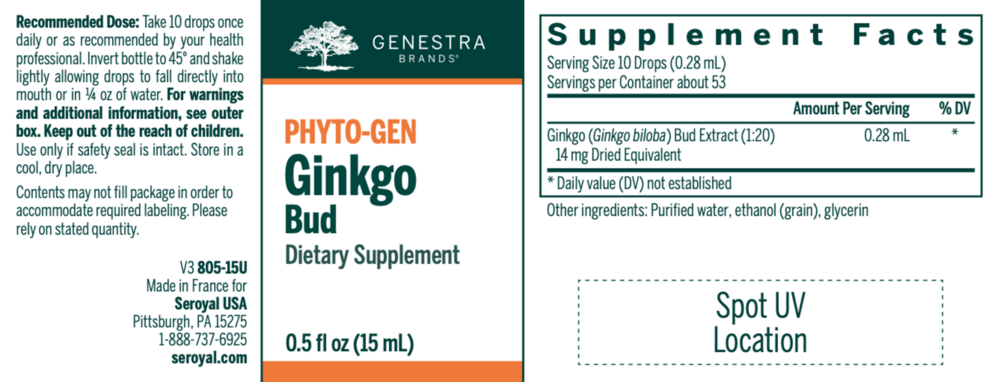 Product image for Ginkgogen (Ginkgo Bud).