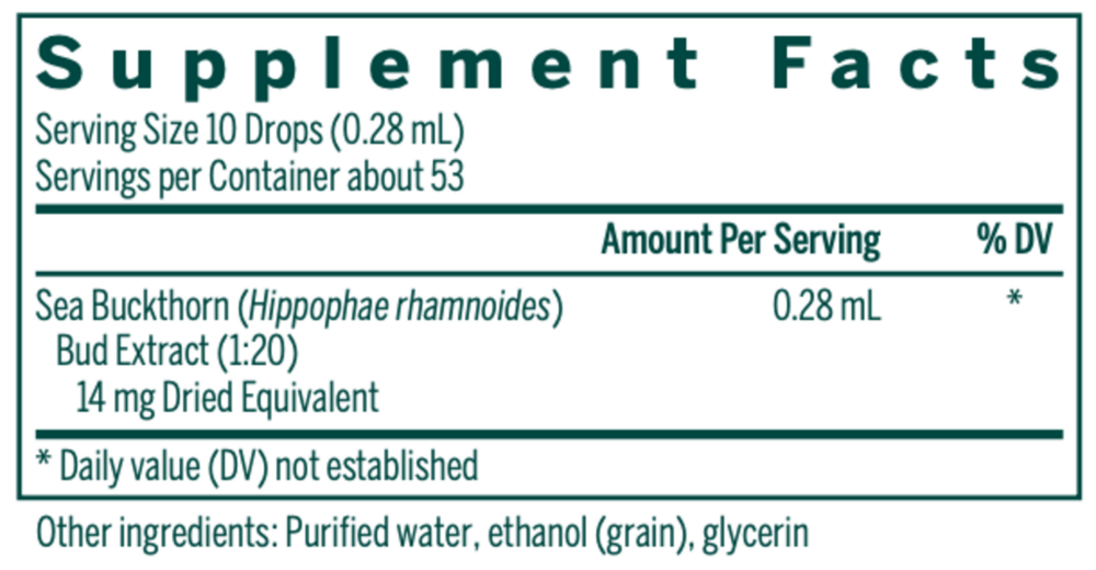 Product image for Sea Buckthorn Bud.