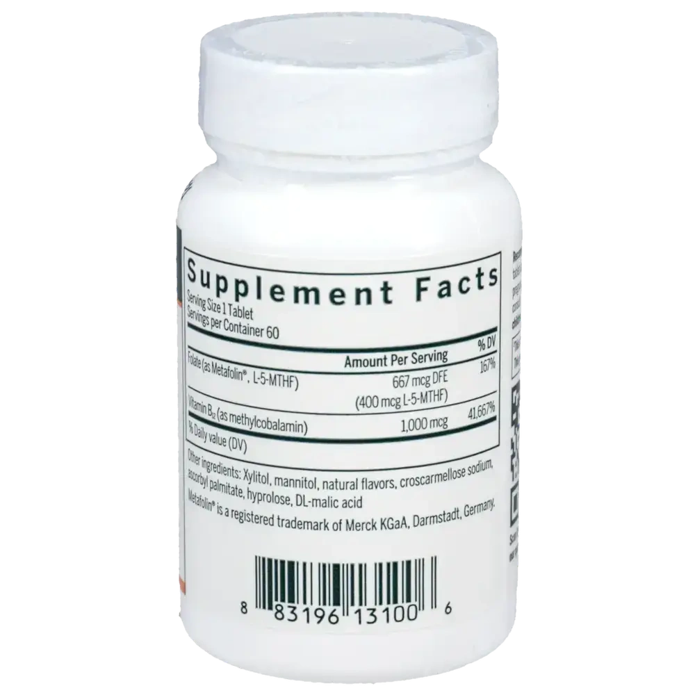 Product image for Active Chewable B12 + Methylfolate.