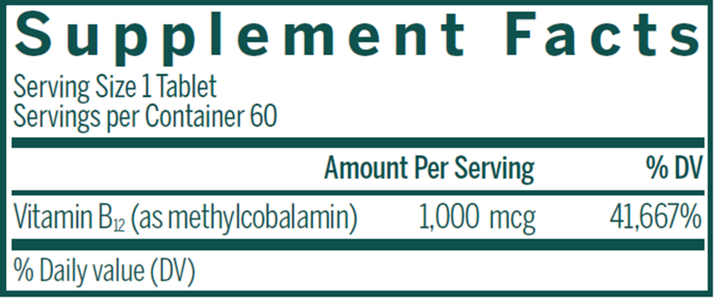 Product image for Active Chewable B12/Methylcobalamin.