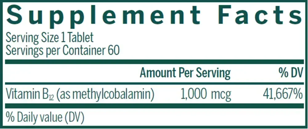 Product image for Active Chewable B12/Methylcobalamin.