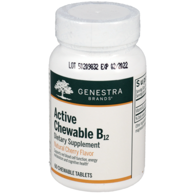 Active Chewable B12/Methylcobalamin 60 Chewables