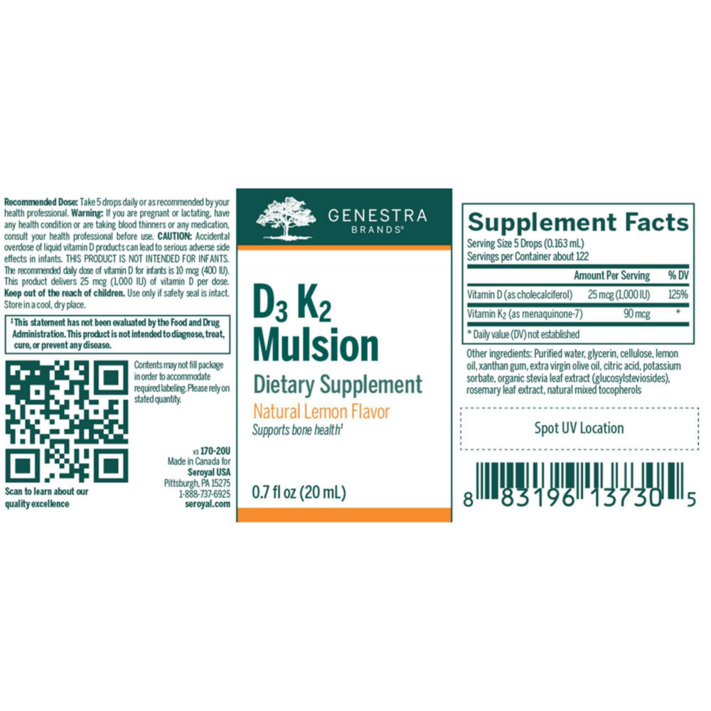 Product image for D3 K2 mulsion.