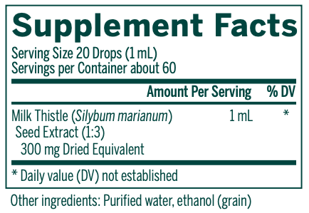 Product image for Milk Thistle Tincture.