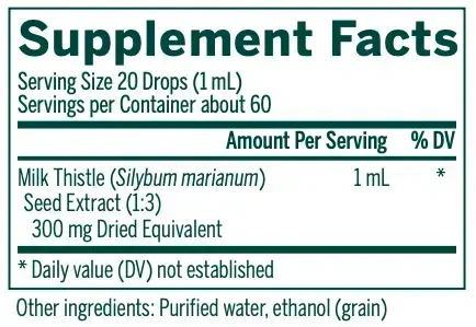 Product image for Milk Thistle Tincture.