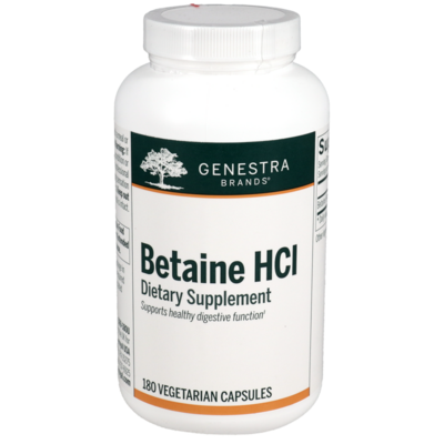 Betaine HCL (180 capsules) Product image for Betaine HCL (180 capsules). Discontinued.