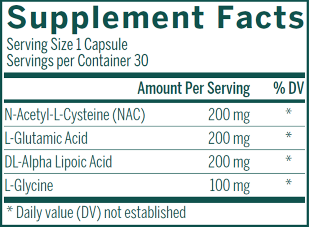 Product image for Glutathione Precursors.
