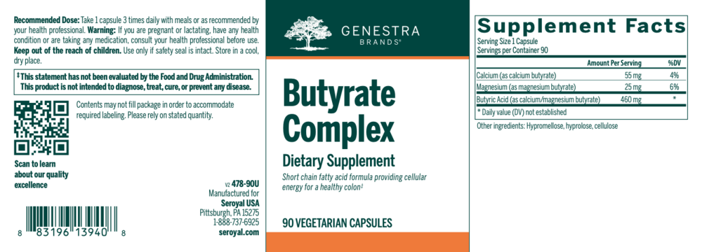 Product image for Butyrate Complex.