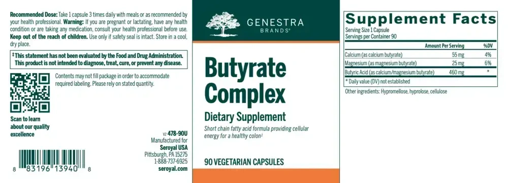 Product image for Butyrate Complex.