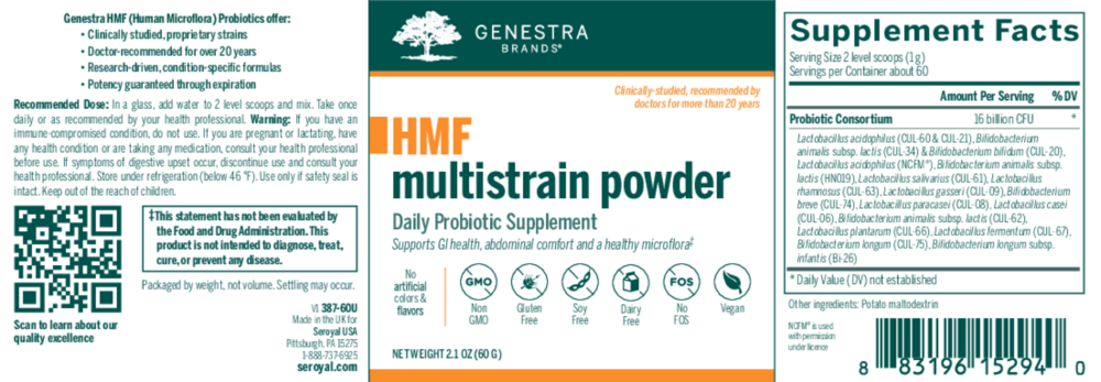 Product image for HMF Multi Strain Powder.