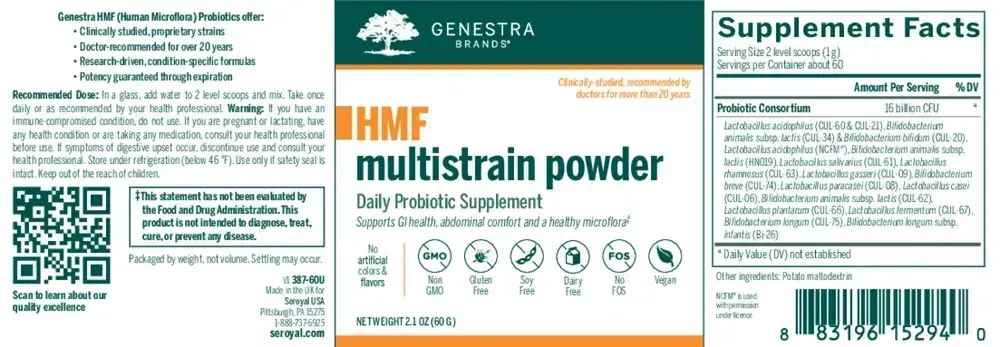 Product image for HMF Multi Strain Powder.