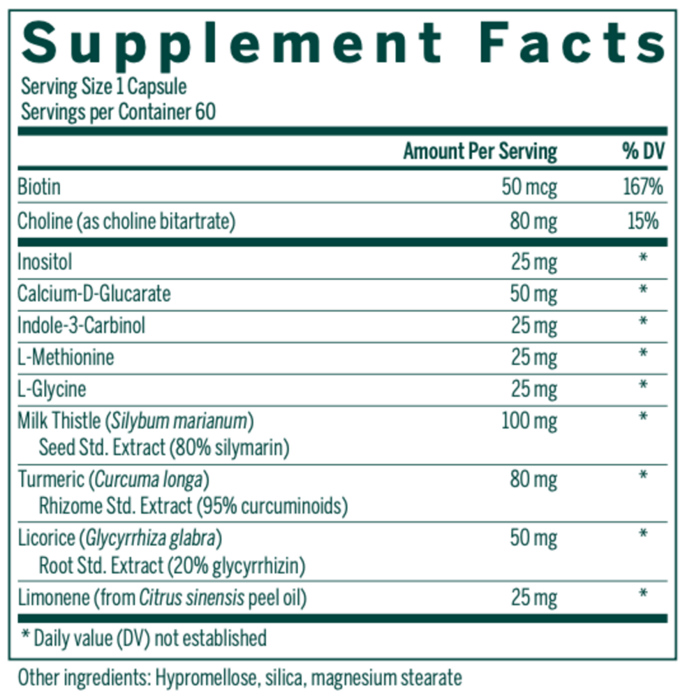 Product image for Liver Support &amp; Detoxification.