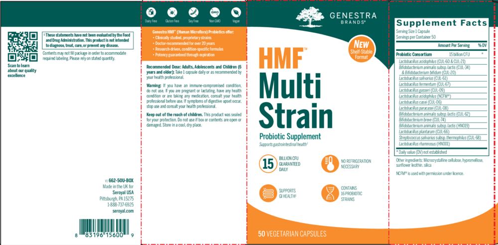 Product image for HMF Multi Strain (shelf-stable).