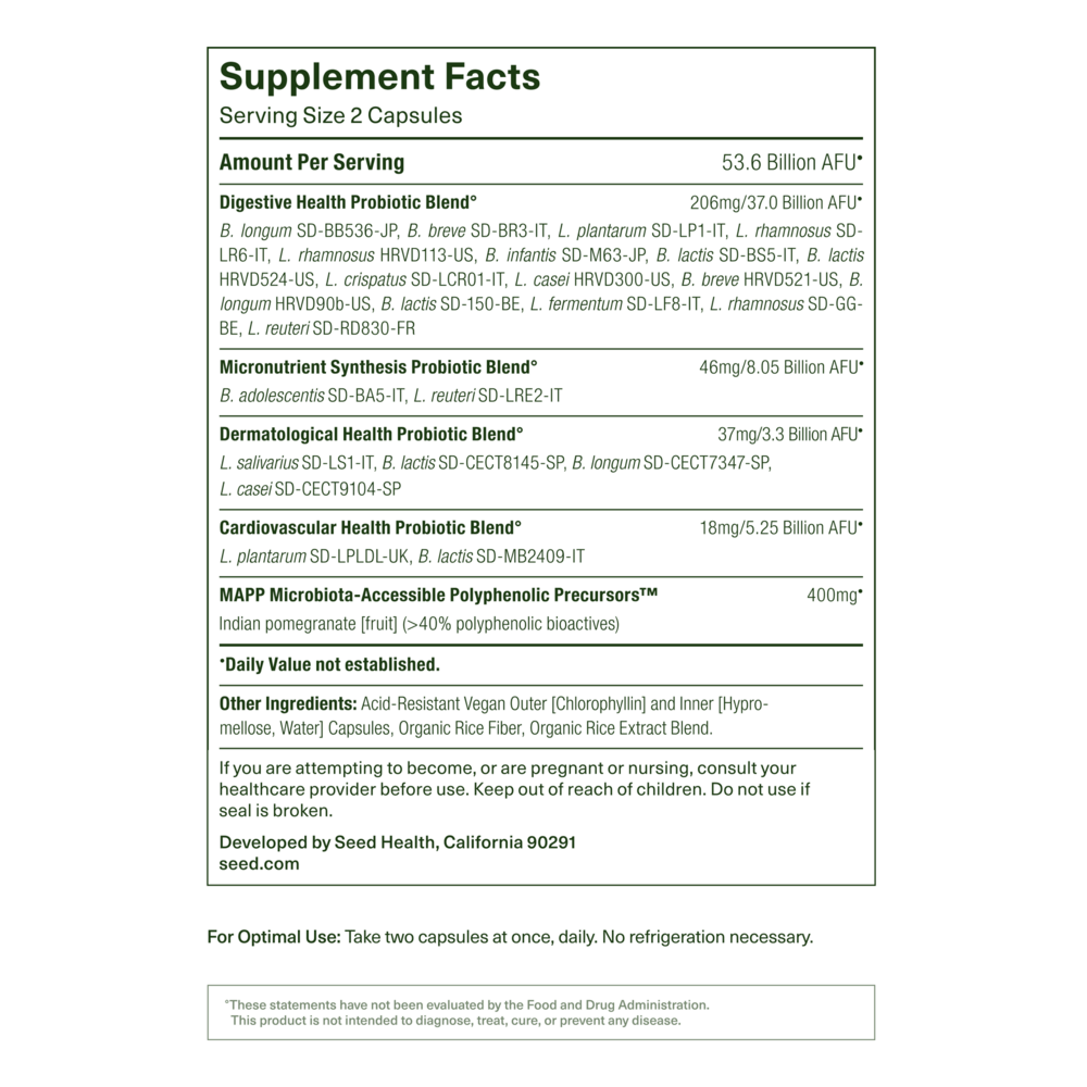 Product image for Seed DS-01® Daily Synbiotic.