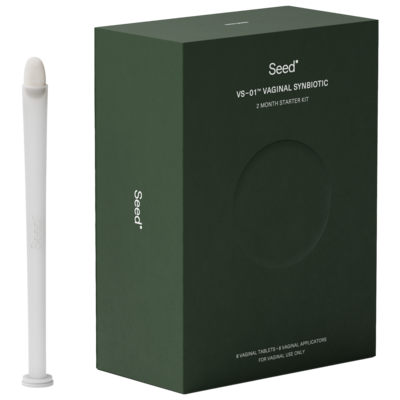Seed VS-01™ Vaginal Synbiotic Starter Kit (8 Tablets) Product image for Seed VS-01™ Vaginal Synbiotic Starter Kit (8 Tablets). Discontinued.