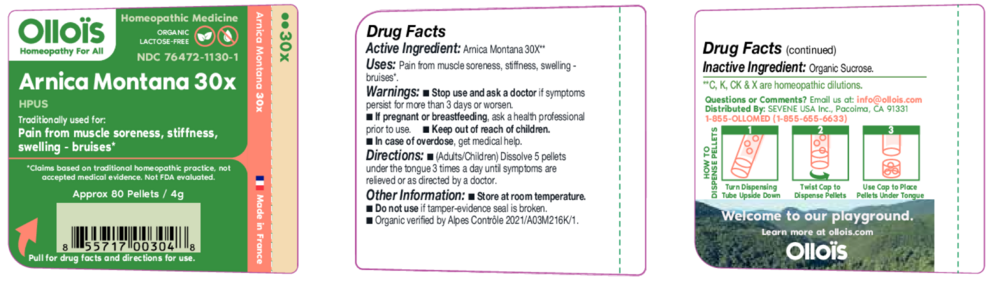 Product image for Arnica Montana 30X.