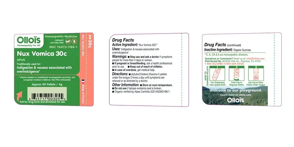 Product image for Nux Vomica 30C.