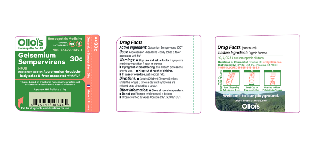 Product image for Olloïs Gelsemium Sempervirens 30C Pellet.