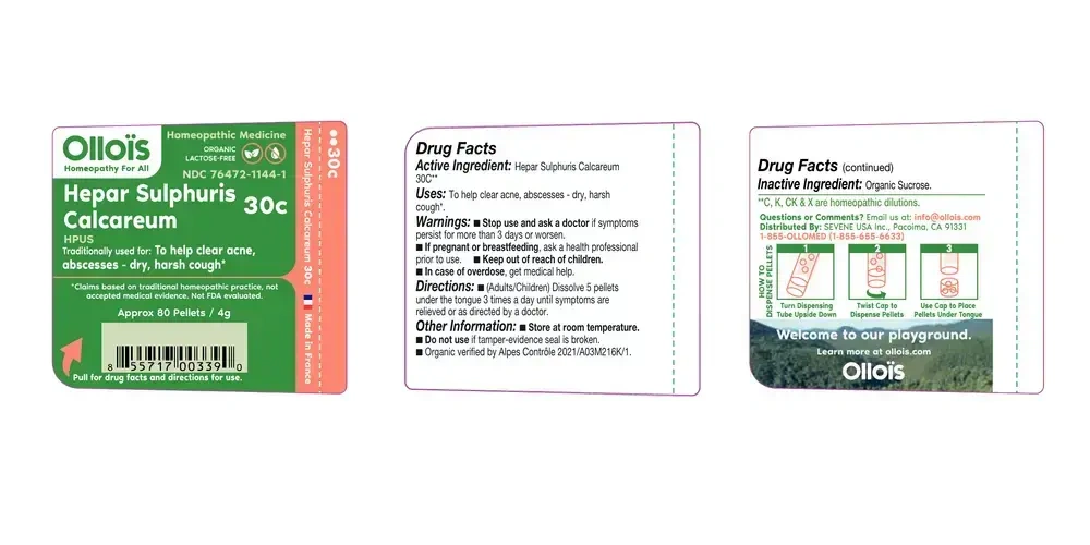 Product image for Olloïs Hepar Sulphuris Calcareum 30c Pe.