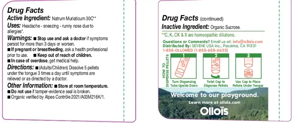 Product image for Olloïs Natrum Muriaticum 30c Pellets, 80.